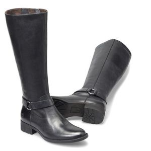 COPY - BORN Women SADDLER - EXTENDED WIDE CALF BOOTS SIZE 8 BRAND NEW WIT…